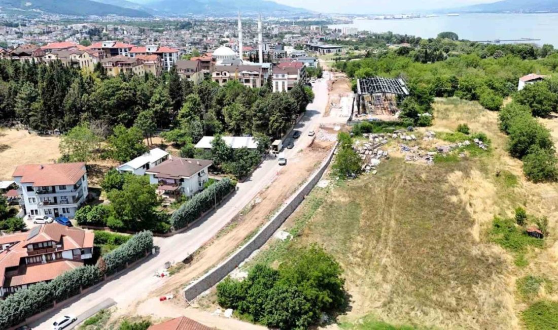 Başiskele trafiğini rahatlatacak 2. etap projesinde sona doğru Başiskele ilçesinde D-130 kara yoluna alternatif güzergah oluşturacak Selahattin Eyyübi
