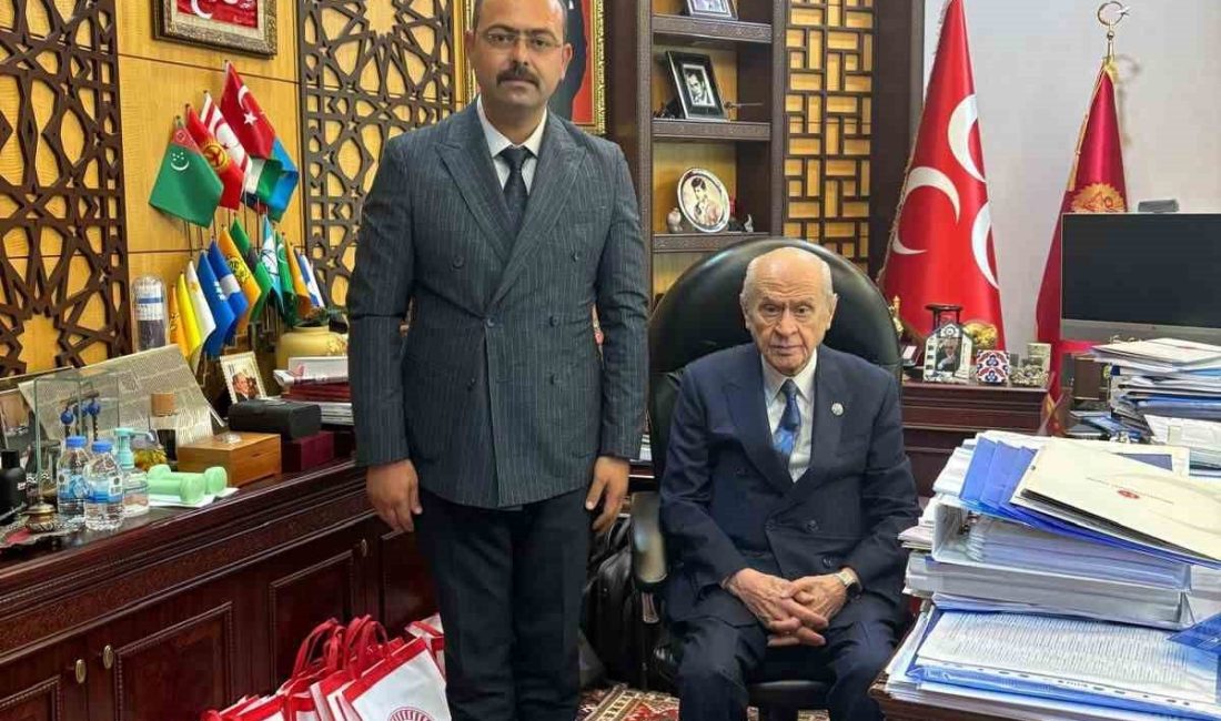 MHP Genel Başkanı Devlet Bahçeli’yi ziyaret eden Tosya Belediye Başkanı