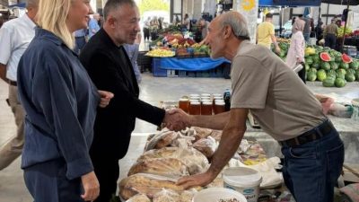 AK Parti Bilecik İl Başkanı Serkan Yıldırım, Bilecik’in Gölpazarı ilçesinde