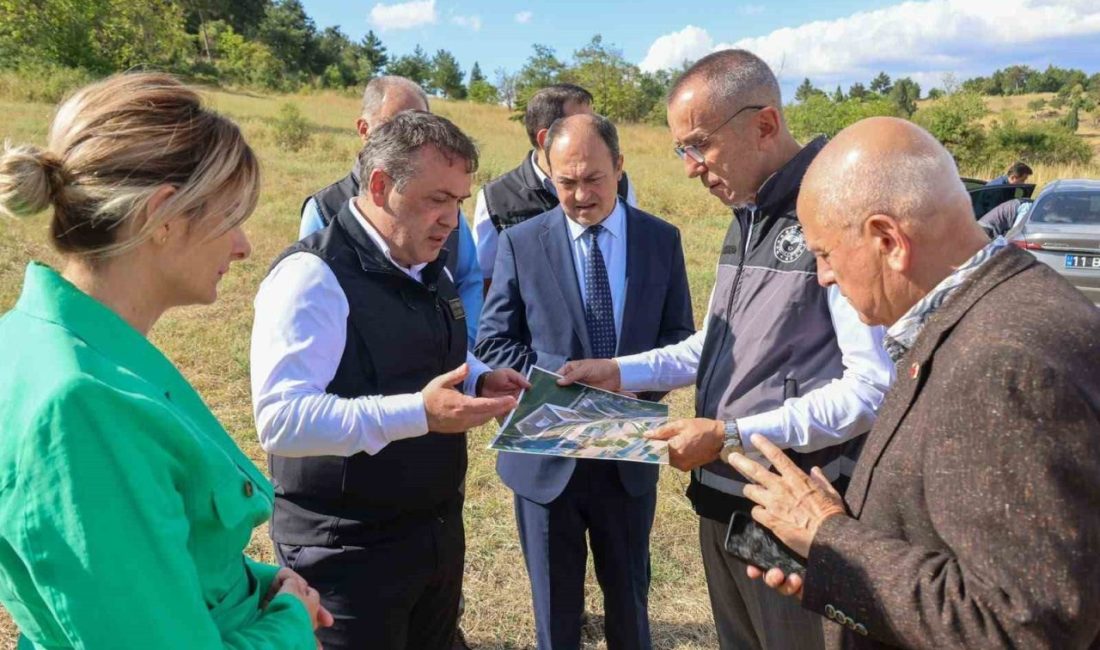 Bilecik Valisi Faik Oktay Sözer, Bilecik’e bağlı Pelitözü’nde yapımı devam