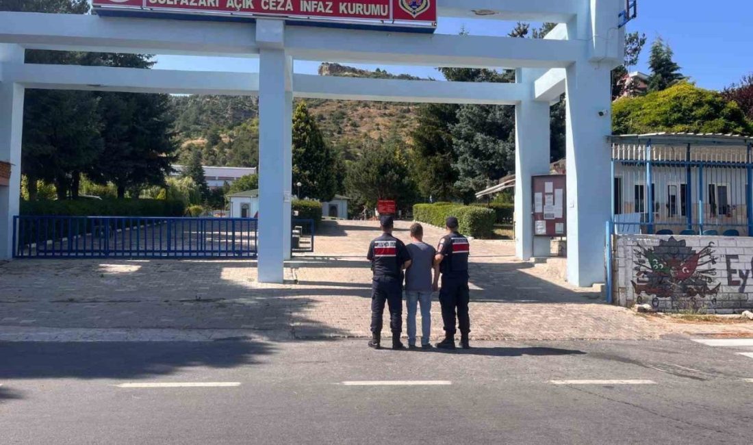 Bilecik’te 1 yıl 13 ay hapis cezası bulunan şahıs jandarma