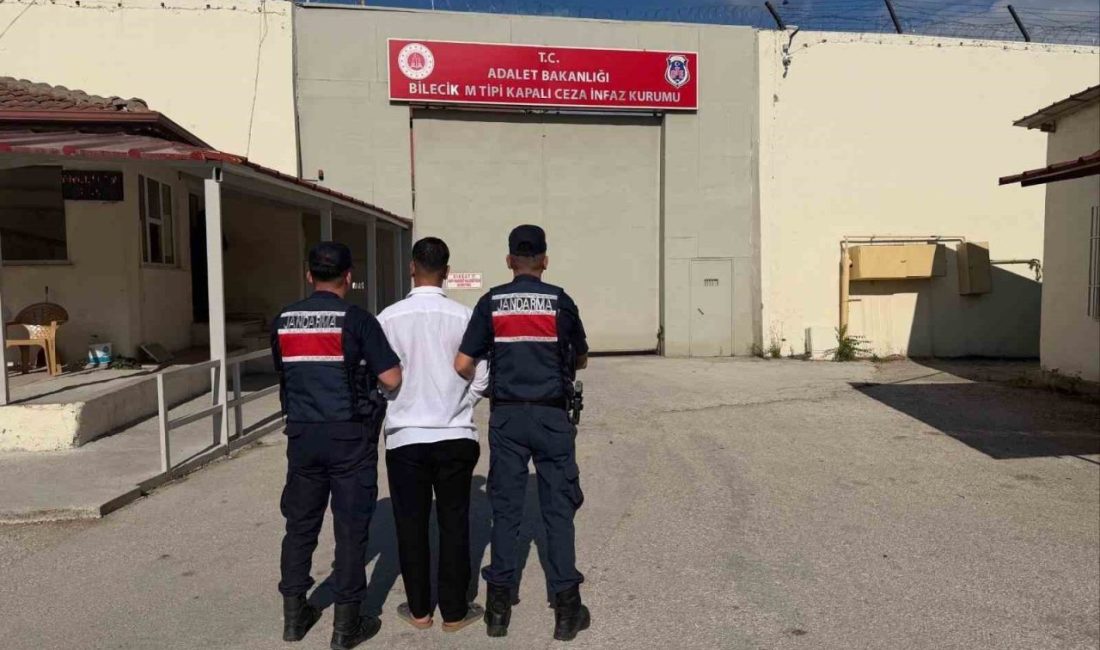 Bilecik’te jandarma tarafından 3 yıl 9 ay hapis cezası ile