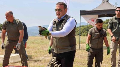 Bilecik’te yaban hayatını desteklemeye yönelik çalışmalar kapsamında 300 kınalı keklik