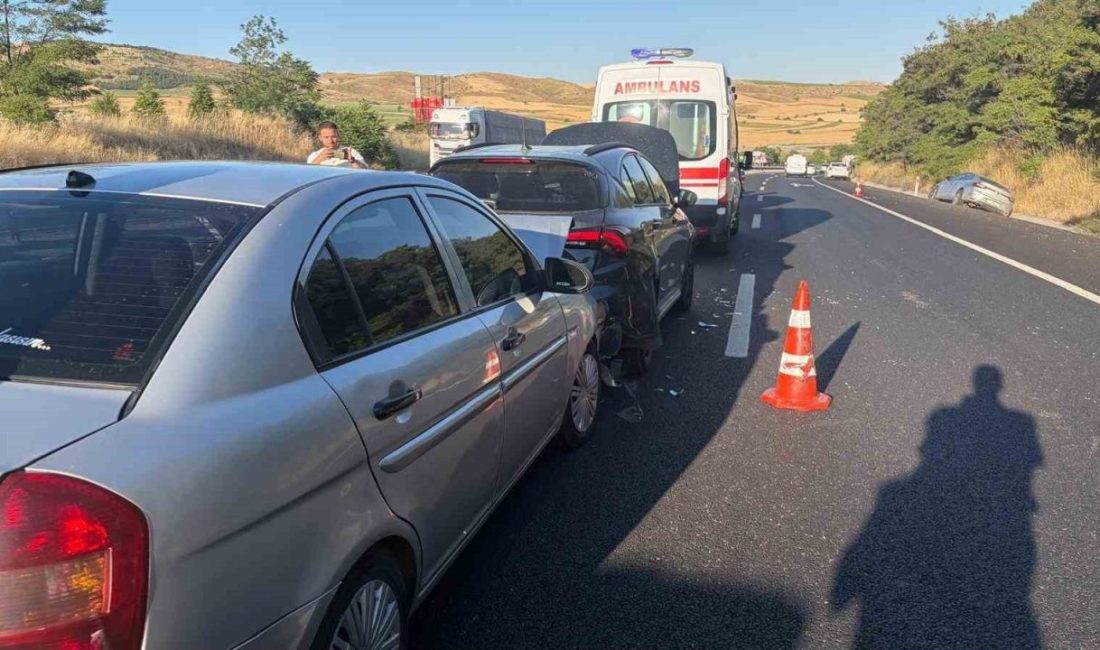Bilecik’te 4 aracın karıştığı zincirleme kazada 2 çocuk yaralandı Bilecik’in Bozüyük ilçesinde 4 aracın karıştığı zincirleme trafik kazasında 2