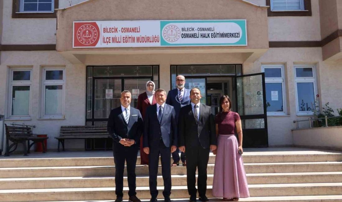 Bilecik İl Milli Eğitim Müdürü Serdal Şimşek, eğitim çalışmalarını yerinde