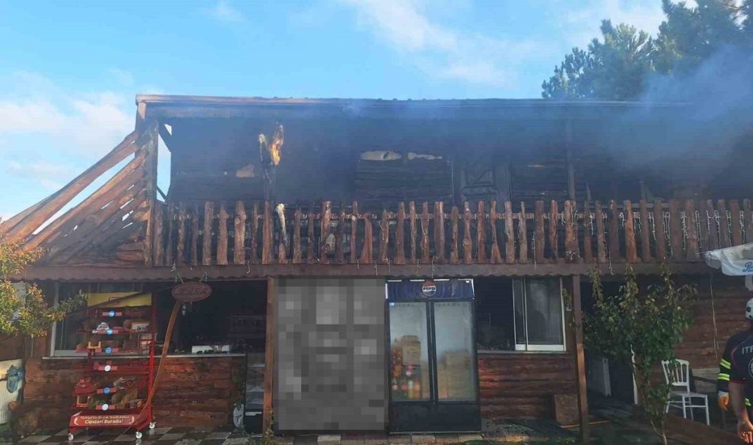 Bilecik’te ünlü mesire alanında bulunan restoranın mutfağında çıkan yangın, ekiplerin