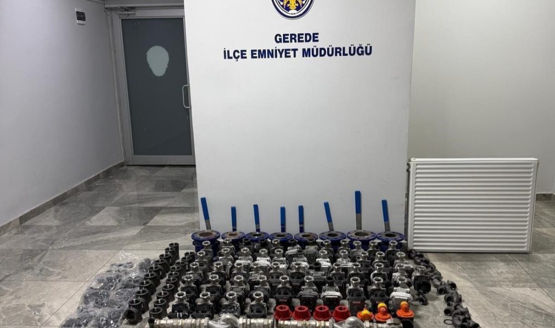 Bolu’nun Gerede ilçesinde bir şantiyeden yaklaşık 2,5 milyon lira değerinde