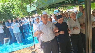 Bolu’nun Tetemeçele köyünde düzenlenen geleneksel Erenler Mevlidi’nde, kuraklıktan korunmak ve