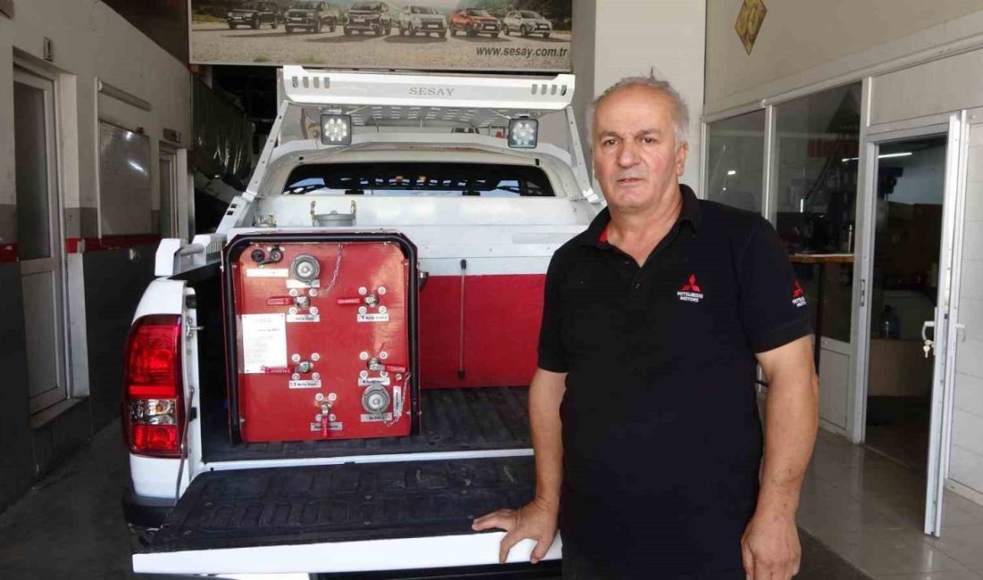 Büyük yangından etkilenen oto tamircisi orman yangınlarına hızlı müdahale aracı geliştirdi Kastamonu’nun Taşköprü ilçesinde 2020 yılında çıkan orman yangının ardından etkilenen