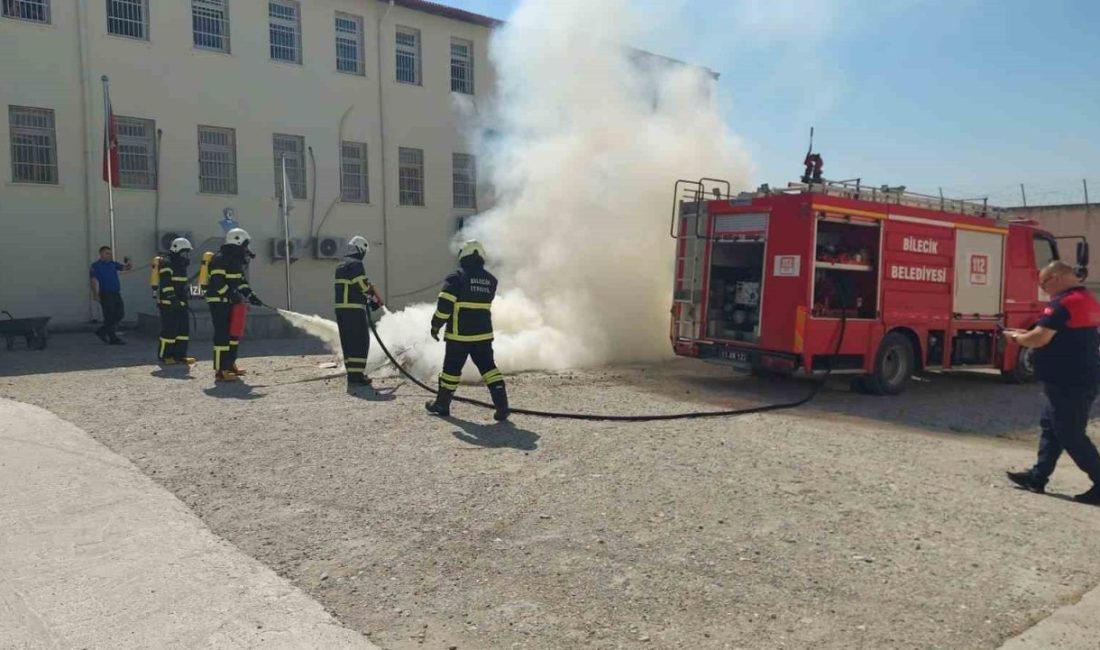 Cezaevinde OHAL Tatbikatı Bilecik M Tipi Kapalı Cezaevi’nde yaşanacak bir olayda müdahale edecek