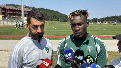 Kocaelisporlu Daniel Agyei, Topuk Yaylası kampında yaptığı açıklamada yeni sezona
