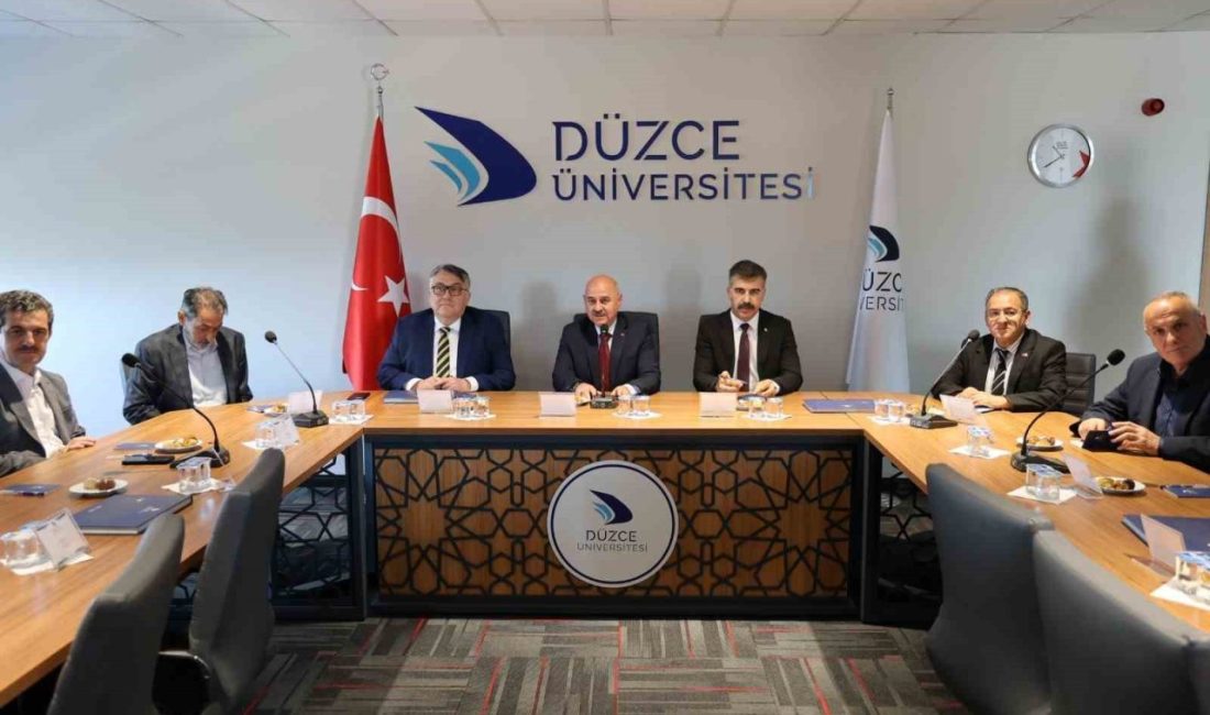 Düzce Üniversitesi Danışma Kurulu ilk toplantısı, Rektör Prof. Dr. Nedim