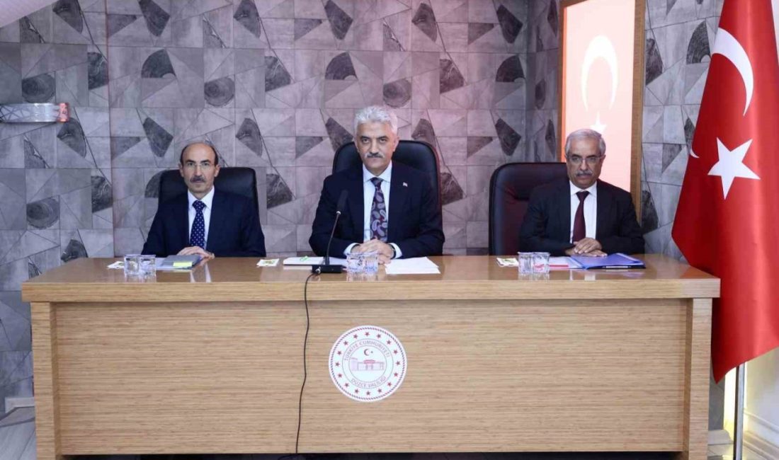 DÜZCE (İHA) – Düzce’de 2026 yılı 3. dönem İl Koordinasyon