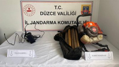 DÜZCE(İHA) – Düzce’de polis ve jandarma ekipleri kaçakçılık ve organize