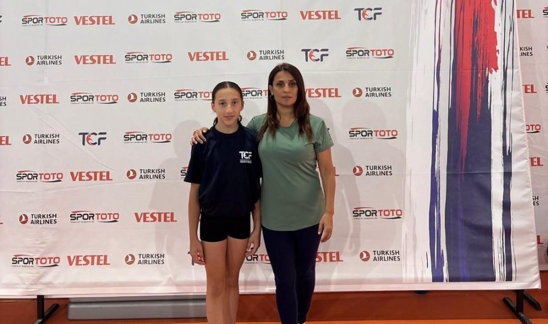 Düzceli Cimnastikçi Öykü Akyıldız, ikinci kez sporcu gelişim kampına davet edildi Düzce Gençlik ve Spor İl Müdürlüğü cimnastik antrenörü Öznur Kıroğlu