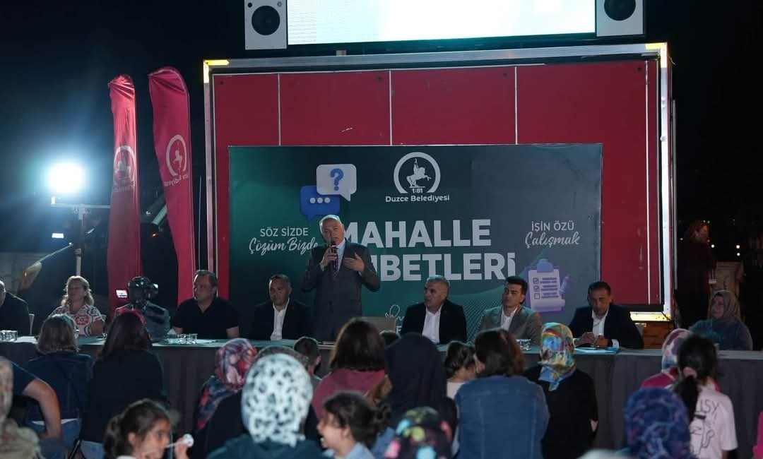 DÜZCE (İHA) – Düzce Belediye Başkanı Dr. Faruk Özlü ‘Mahalle