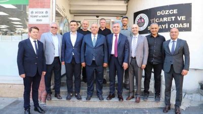 Düzce’ye teknoloji geliştirme merkezi sözü KGF yönetim kurulu başkanı Erdoğan Özegen ve KOSGEB Başkanı İbrahimcioğlu’ndan