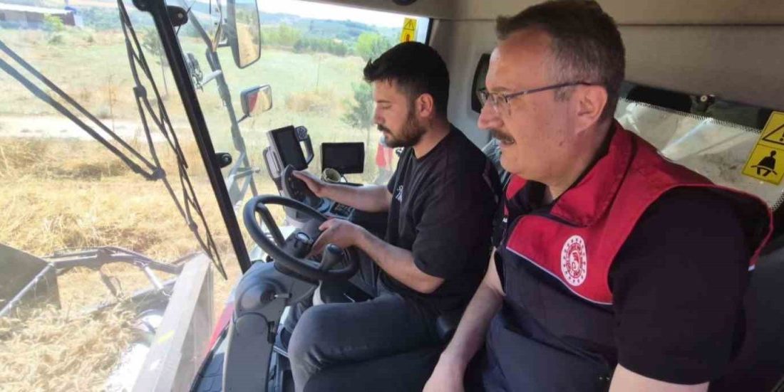 Kocaeli’de buğday ve arpa hasadının başlamasıyla birlikte İl Tarım ve