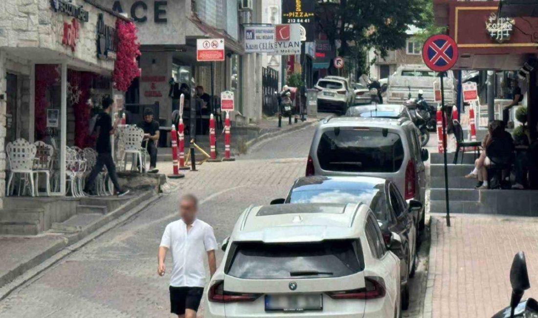 Bilecik’te trafiğe kapalı olan ’Kafeler Sokağı’ olarak adlandırılan bölgede başka