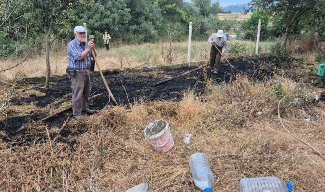 Bilecik’in Osmaneli ilçesinde bir evin bahçesinde çıkan yangın korkuttu. Bilecik’in