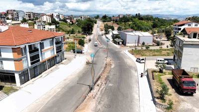 Başiskele ilçesinde bulunan Hoca Ahmet Yesevi Caddesi’nde başlatılan yol genişletme