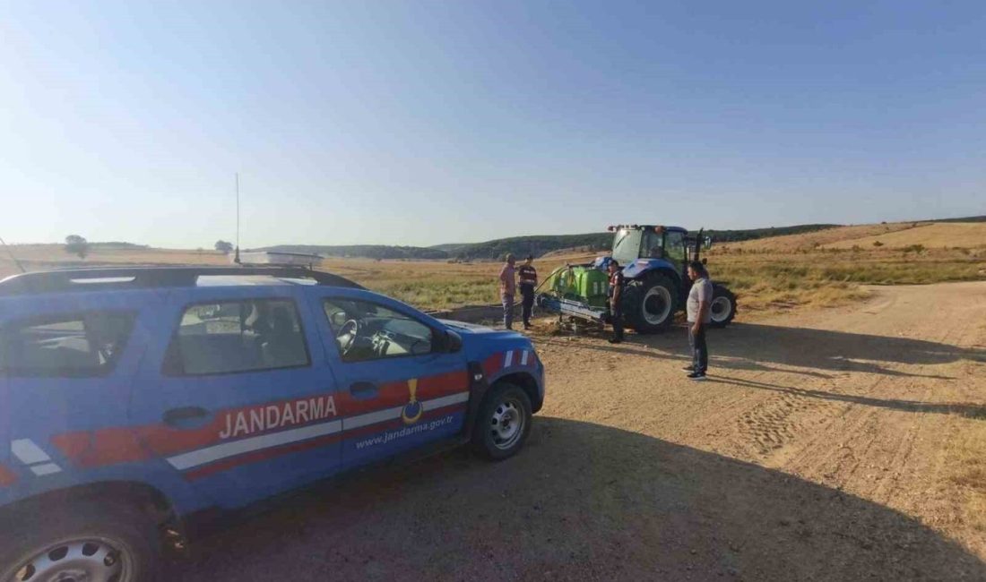 Bilecik’te jandarma ekipleri, hasat sezonunda yaşanabilecek yangınlara karşı sahada görev