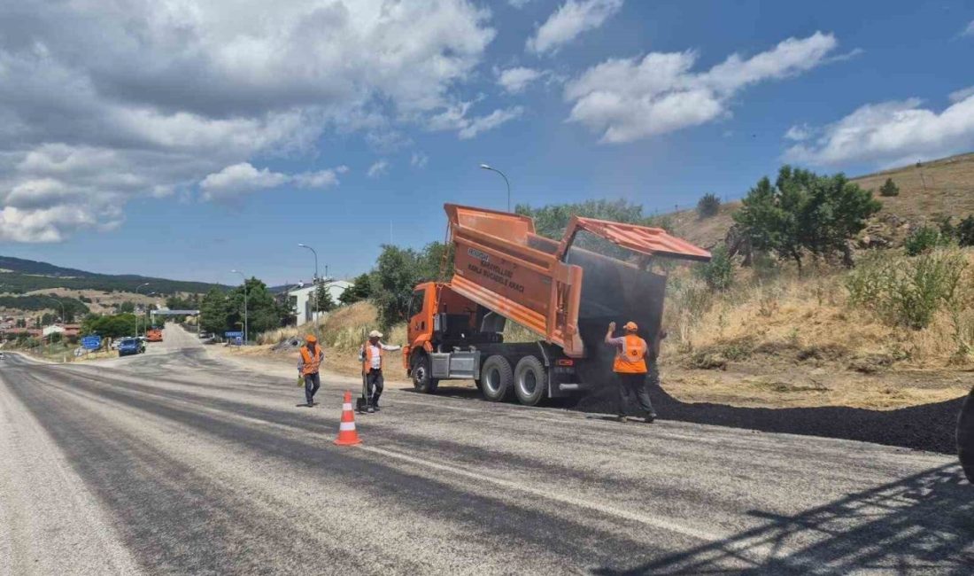 Bilecik’in Bozüyük ilçesine bağlı Dodurga beldesi girişinde bulunan jandarma yol