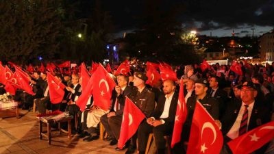 Kastamonu’da 15 Temmuz Demokrasi ve Milli Birlik Günü çerçevesinde düzenlenen