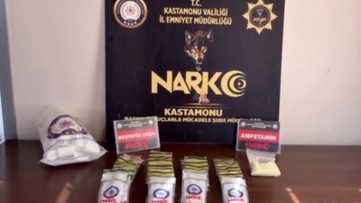 Kastamonu İl Emniyet Müdürlüğü ekiplerince düzenlenen narkotik operasyonunda 387,28 gram