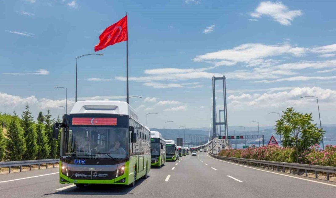 Kocaeli Büyükşehir Belediyesinin kent içi ulaşımda kullandığı 795 araçlık otobüs