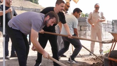 Düzce’nin önemli tarihi değerlerinden Konuralp Antik Kenti’nde yaklaşık 6 yıldır