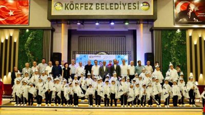 Körfez’de organize edilen geleneksel sünnet şöleninde 62 çocuk için etkinlik