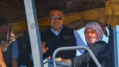 Bilecik merkeze bağlı Yeniköy’de Bitümlü Sıcak Karışım (BSK) asfalt çalışmasına