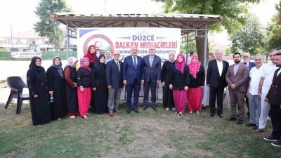 DÜZCE(İHA) – Düzce Valisi Mehmet Makas, Yeni Taşköprü Köyü’nde Balkan