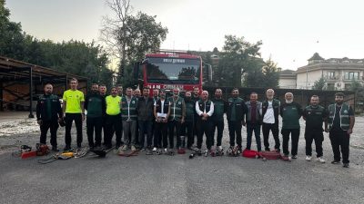 Düzce Orman İşletme Müdürlüğü, orman yangınlarına karşı gönüllü ekiplerin hazırlıklı