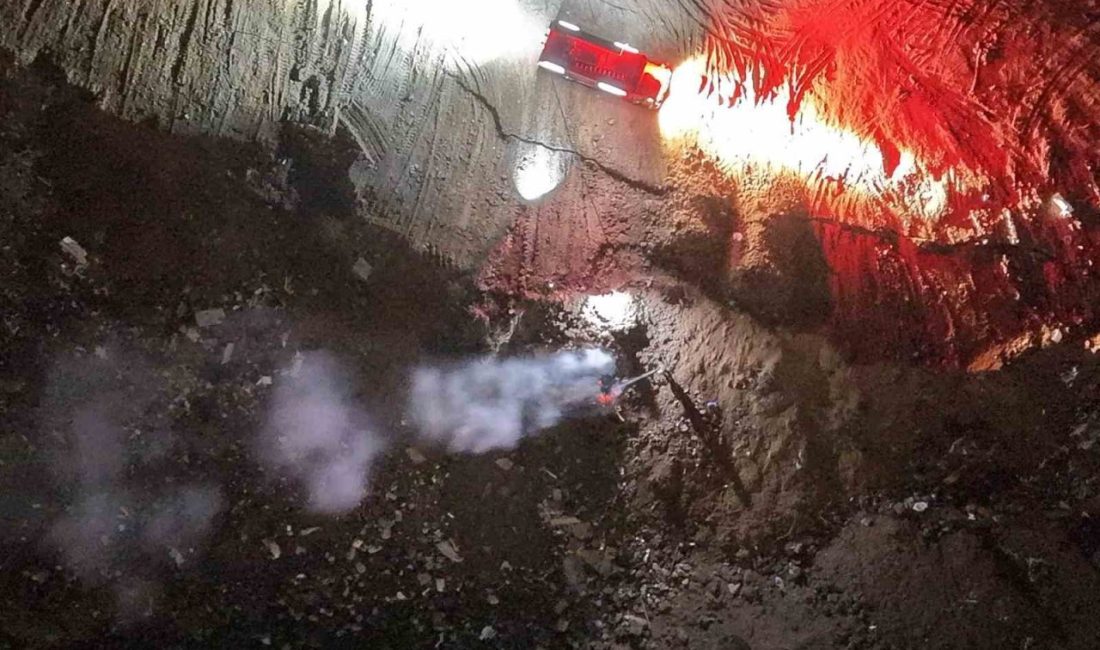 Düzce’de ormanlık alandaki yangını yol üzerinde gören vatandaş durumu itfaiye