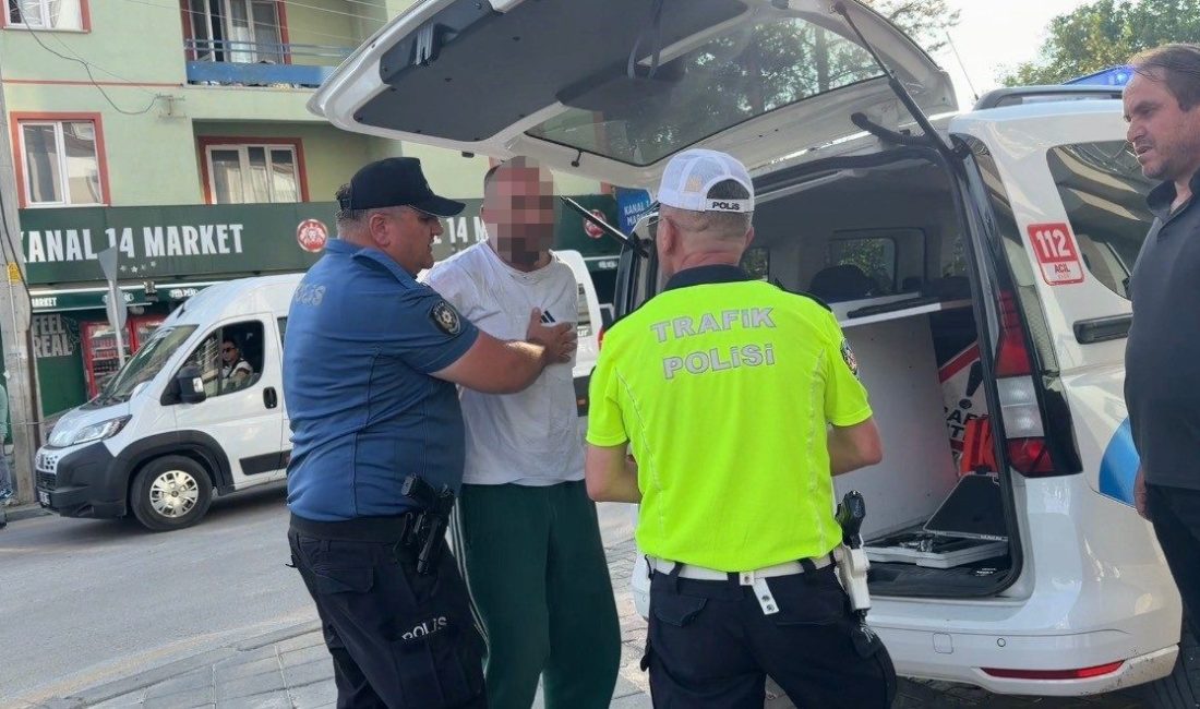 Bolu’da otomobille refüje ve başka bir araca çarpan, ardından polis