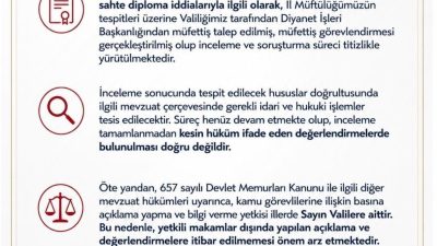 Sakarya Valiliği, bazı basın yayın organlarında ve sosyal medya mecralarında