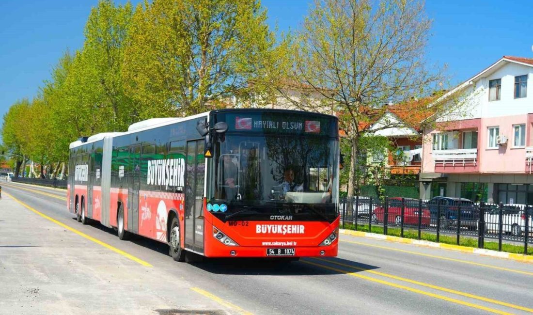 Sakarya’da 15 Temmuz’da toplu taşıma ücretsiz hizmet verecek Sakarya’da 15 Temmuz Demokrasi ve Milli Birlik Günü dolayısıyla belediye