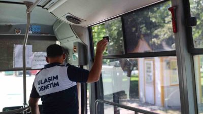 Sakarya’da artan yaz sıcakları sonrasında toplu taşıma araçlarında klima denetimi