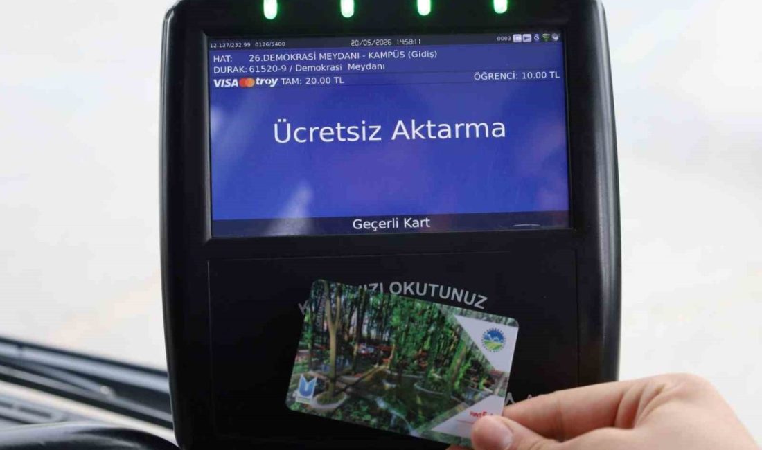 Sakarya’da toplu taşımada vatandaş dostu “Aktarma” sistemi 514 bin kez kullanıldı Sakarya Büyükşehir Belediyesi’nin toplu taşıma araçlarında uyguladığı “aktarma” ve “iki