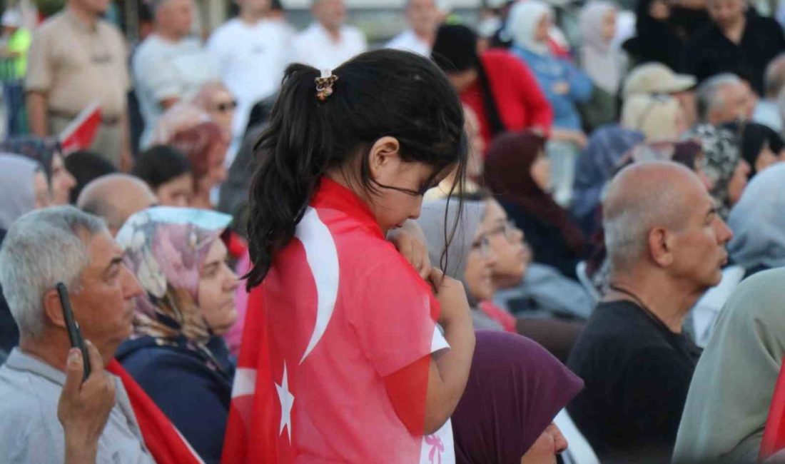 Sakarya halkı, 15 Temmuz hain darbe girişiminin 9’uncu sene-i devriyesinde