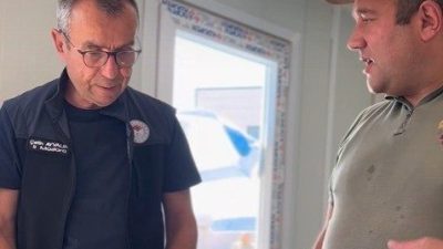 Bilecik’te Toprak Mahsulleri Ofisi (TMO) ürün alım noktasında hububat alım