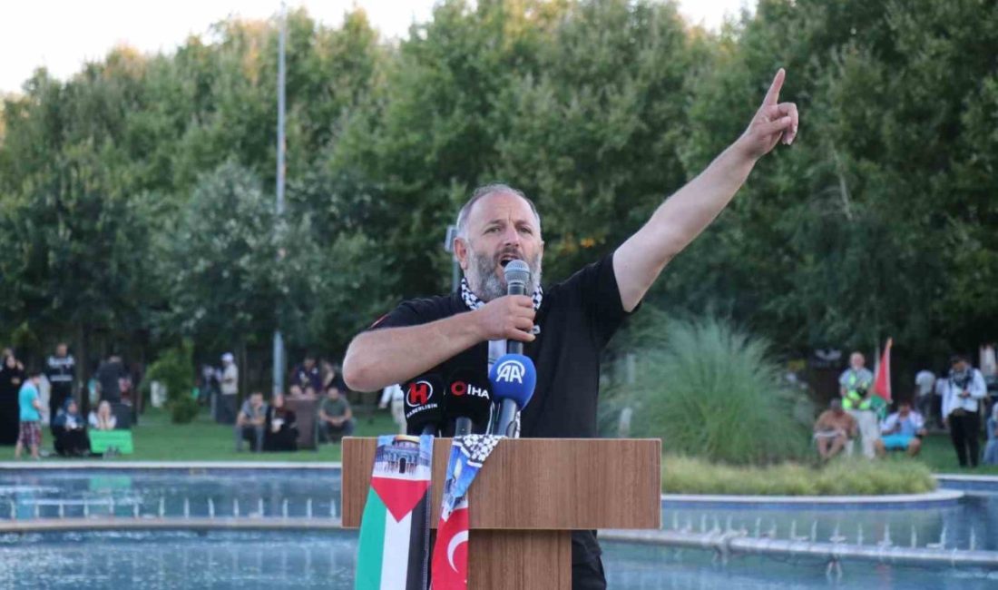 Filistin halkına destek vermek amacıyla Bosna Hersek’in Srebrenitsa kentinden yola
