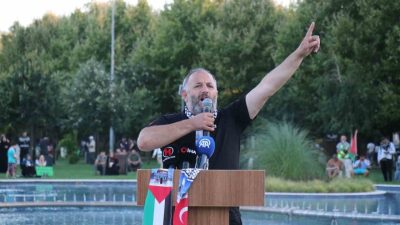 Filistin halkına destek vermek amacıyla Bosna Hersek’in Srebrenitsa kentinden yola