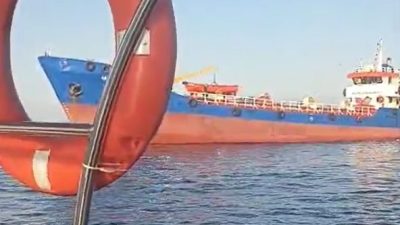 Yalova açıklarında su tankeri gemisinin çarptığı tekne battı. Teknede bulunan