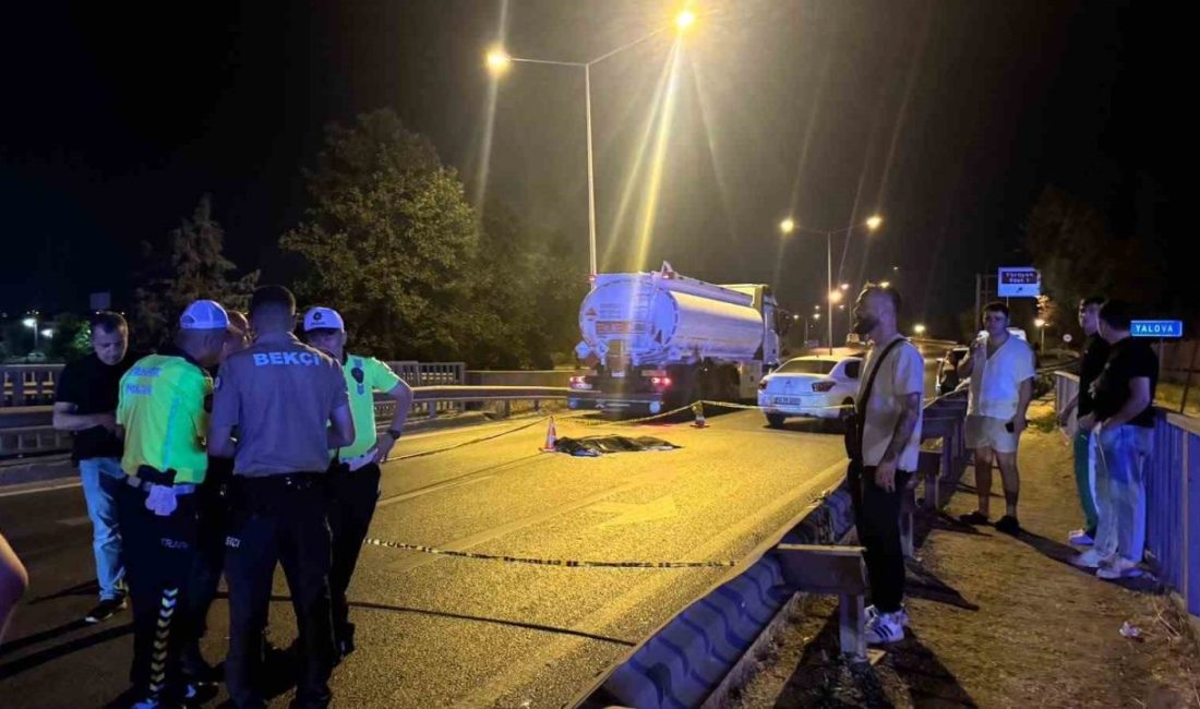 Yalova-İzmit kara yolunda otomobilin çarptığı yaya hayatını kaybetti. Alınan bilgiye