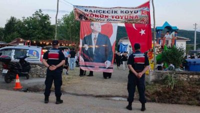 Bilecik’in Bahçecik köyünde gerçekleştirilen Yörük Toyu Şenliği’nde üst düzey güvenlik