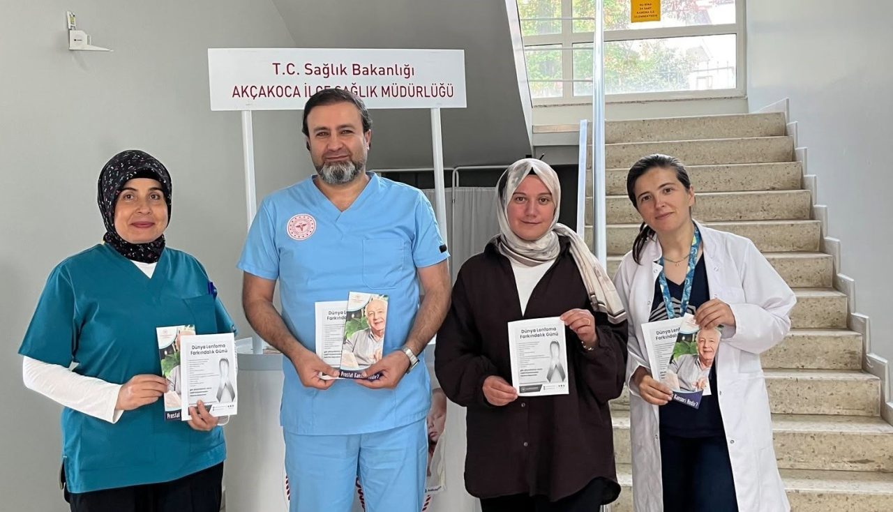 Düzce’nin Akçakoca ilçesinde, 15 Eylül Dünya Lenfoma Farkındalık Günü ve