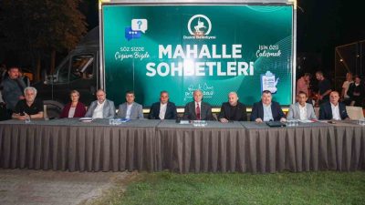 Düzce Belediye Başkanı Dr. Faruk Özlü, Sallar Mahallesi sakinleri bir